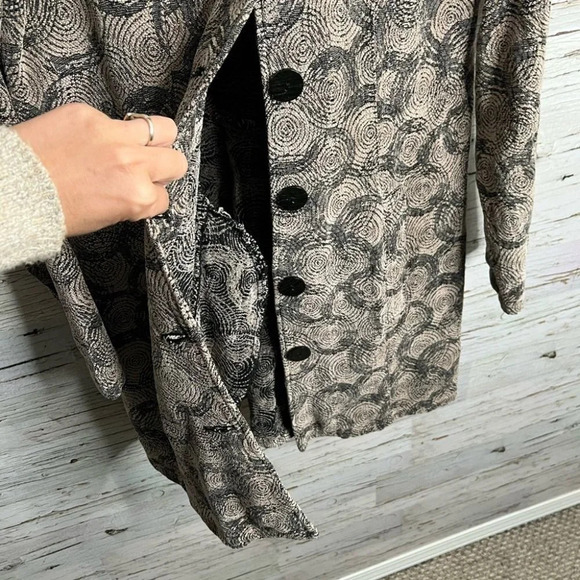 CMC made in the USA jacket blazer tapestry size small brown - Picture 5 of 9